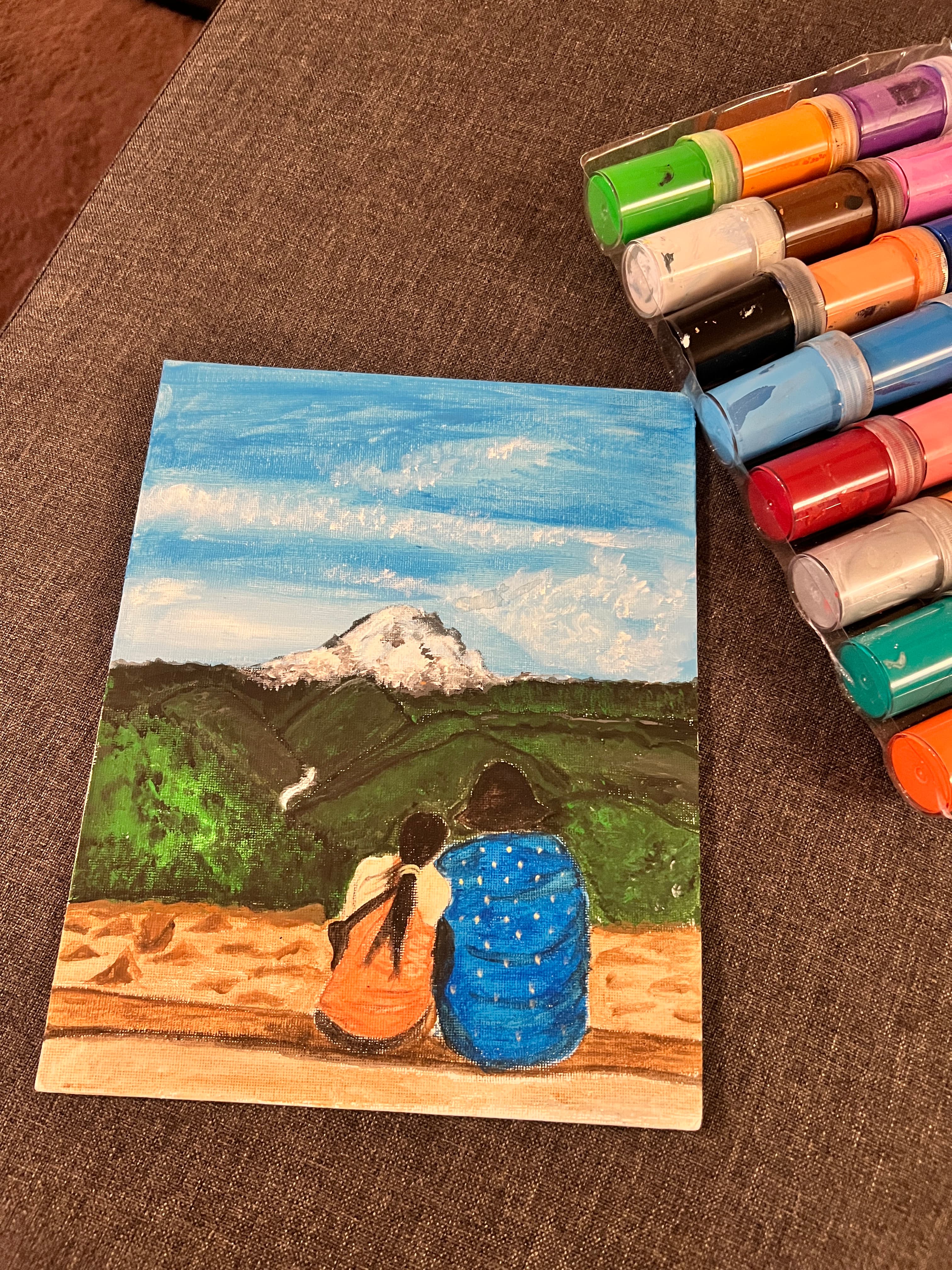 Rainier Together painting