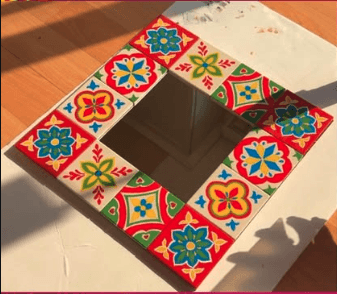 Mediterranean Tile Mirror