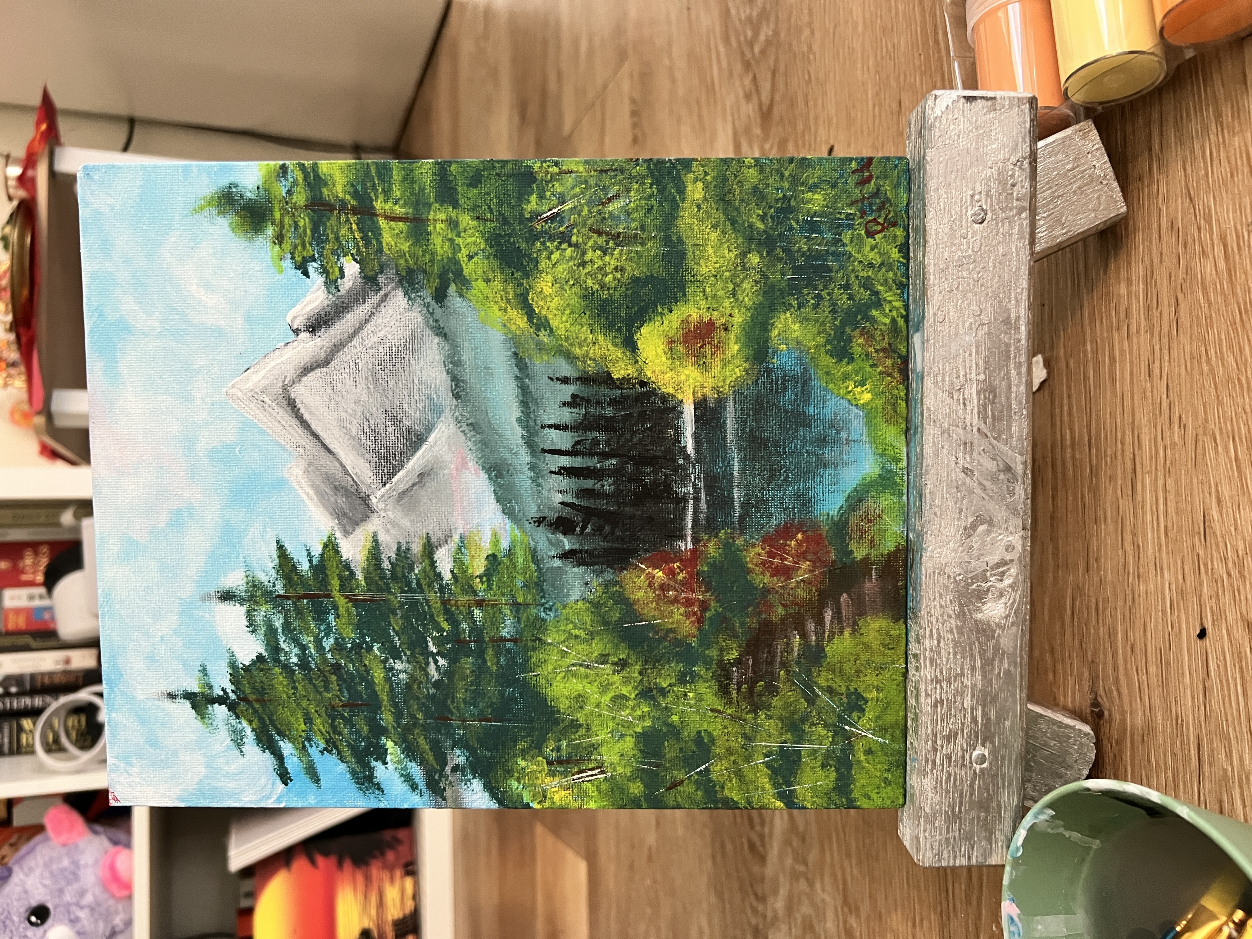 Happy Little Mountains painting